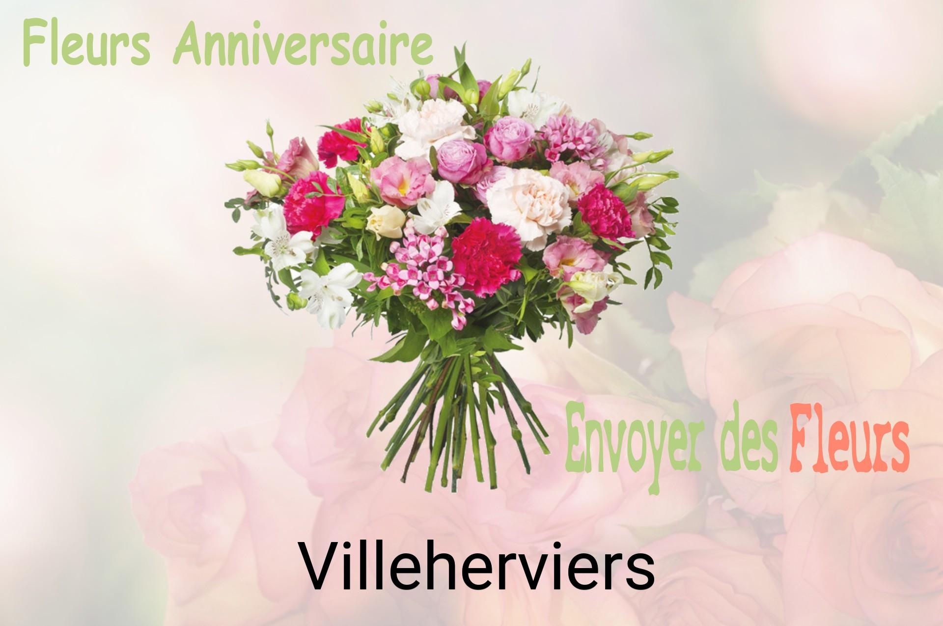 Bouquet de fleurs d’anniversaire livré à Villeherviers